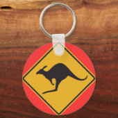 Kangaroo-teken Sleutelhanger (Voorkant)