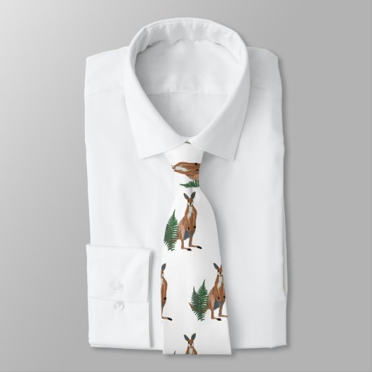 Kangaroo-tekening Stropdas (Gebonden)