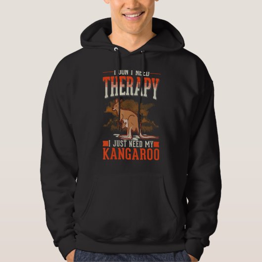 Kangaroo Therapy Australia Kangaroo Hoodie (Voorkant)
