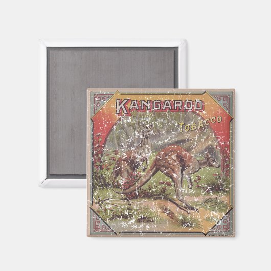 Kangaroo Tobacco 1900 Magneet (Voorkant / Achterkant)