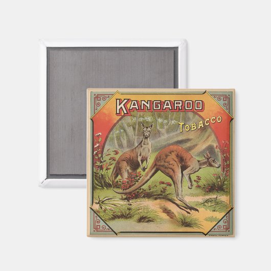 Kangaroo Tobacco 1900 Magneet (Voorkant / Achterkant)