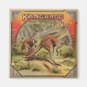 Kangaroo Tobacco 1900 Magneet (Voorkant)