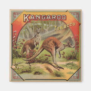 Kangaroo Tobacco 1900 Magneet