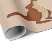 Kangaroo-verpakkingspapier Cadeaupapier (Rol Hoek)
