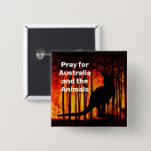 Kangaroo Vierkante Button 5,1 Cm (Voorkant /achterkant)