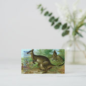 Kangaroo Visitekaartje (Staand voorkant)