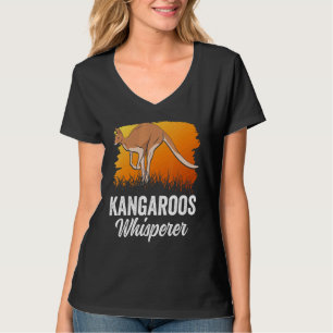 Kangaroo Whisperer Kangaroos Animal Australia T-shirt