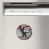 Kangaroo Zee Breezes Illusion Art, Magneet (Insitu (Vaatwasser))