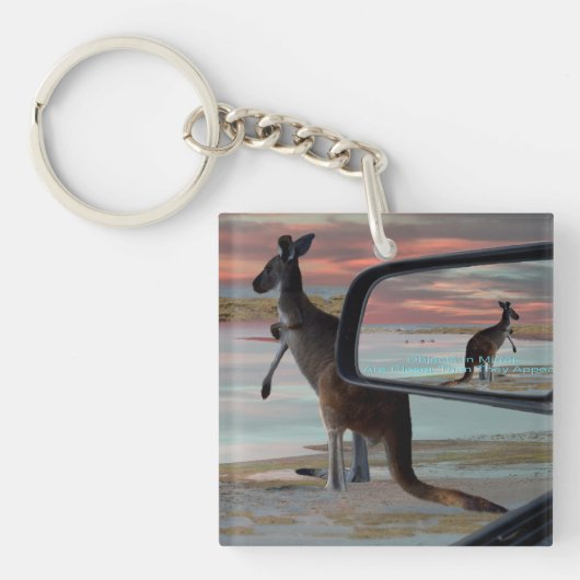 Kangaroo Zee Breezes Sleutelhanger (Voorkant)