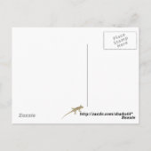 Kangaroorrat Briefkaart (Achterkant)