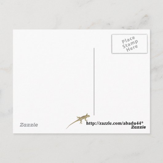 Kangaroorrat Briefkaart (Achterkant)