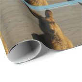 Kangaroos Cadeaupapier (Rol Hoek)