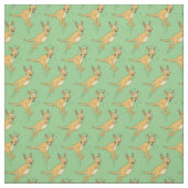 Kangaroos Cute Kinder Cartoon Stof (Swatch)