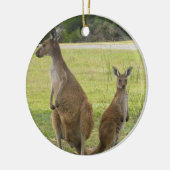 Kangaroos Keramisch Ornament (Links)