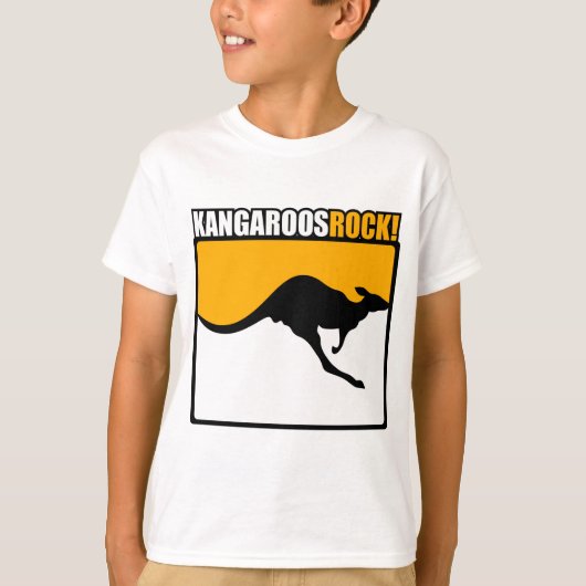 Kangaroos Rock! T-shirt (Voorkant)
