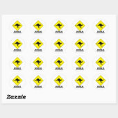 Kangaroos Ronde Sticker (Vel)