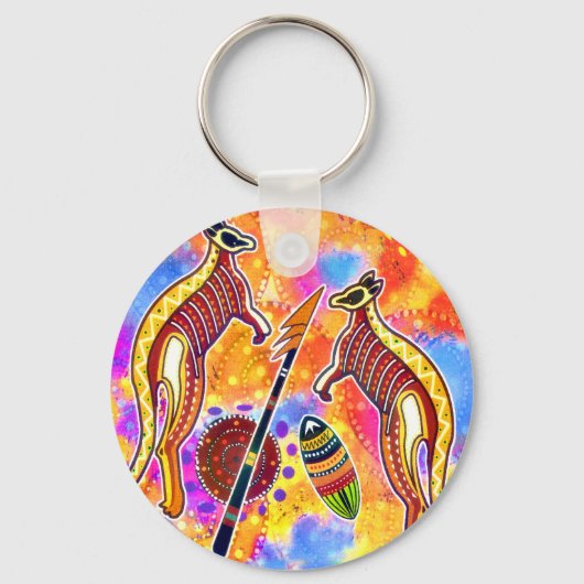 Kangaroos sleutelhanger (Voorkant)