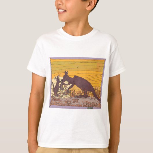 Kangaroos T-shirt (Voorkant)