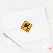 Kangaroos Volgende 10 km Ronde Sticker (Envelop)