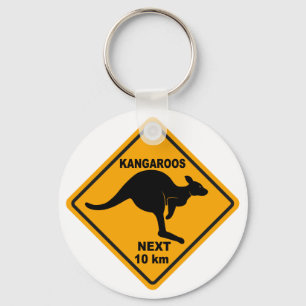 Kangaroos Volgende 10 km Sleutelhanger