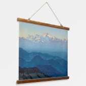 Kangchenjunga, Hiroshi Yoshida Woodcut Hangend Wandkleed (Gebogen)