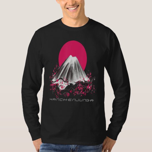 Kangchenjunga Mountaineer Mountains Nature Hike Ne T-shirt (Voorkant)