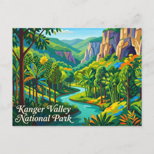 Kanger Valley Nationaal Park India Briefkaart