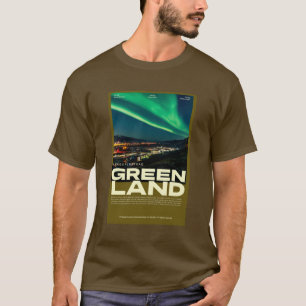 Kangerlussuaq Groenland Noorderlicht Poster T-shirt