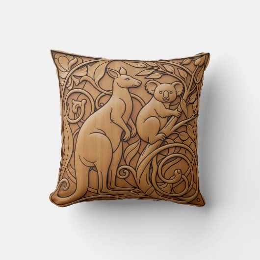 Kangeroe en Koala Kussen (Voorkant)