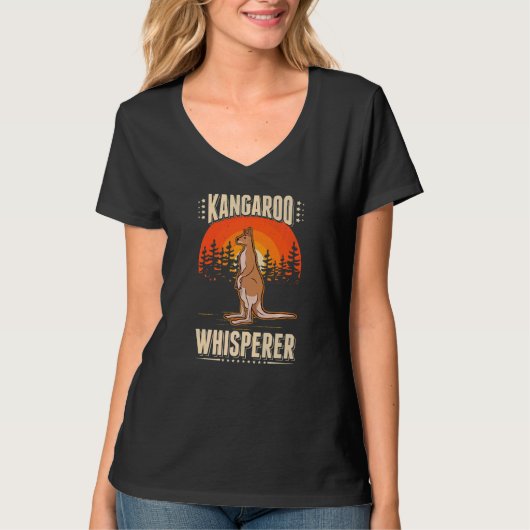 Kangeroefluisteraar t-shirt (Voorkant)