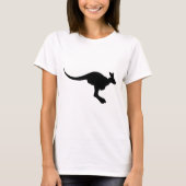 Kangoero Silhouet T-shirt (Voorkant)