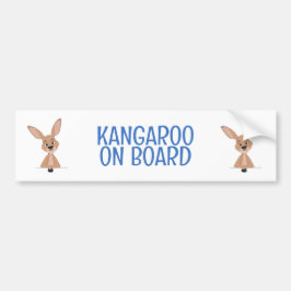 Kangoeroe aan boord van Australië Bumpersticker