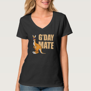 Kangoeroe Australië G'Day Vriend Australisch symbo T-shirt