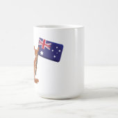 kangoeroe australië vlag koffiemok (Center)
