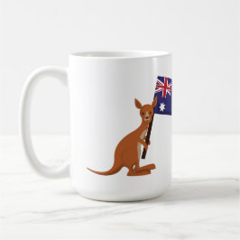 kangoeroe australië vlag koffiemok