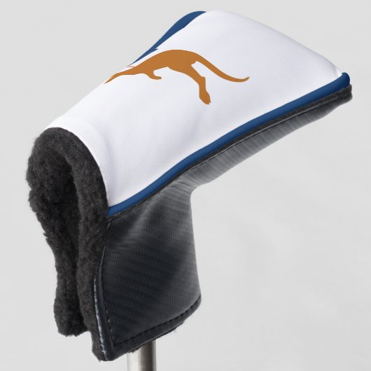 Kangoeroe Australië Vlag putter Golfheadcover (3/4 voorkant)