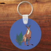 Kangoeroe, Australische dieren Sleutelhanger (Voorkant)