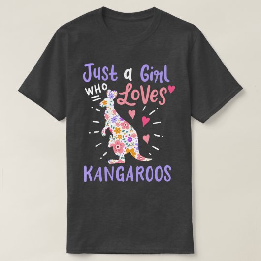Kangoeroe Australische Kangoeroe Lover T-shirt (Design voorkant)