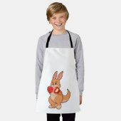 Kangoeroe bij boksen met boks handschoenen schort (Gedragen)