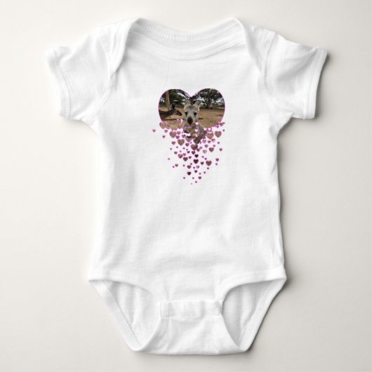 Kangoeroe bodysuit T-shirt (Voorkant)