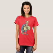 kangoeroe-boerenstro t-shirt (Voorkant volledig)