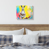 Kangoeroe Canvas Art Afdruk (Insitu (Slaapkamer))