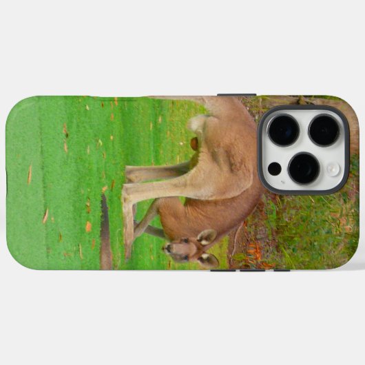 kangoeroe Case-Mate iPhone case (Achterkant (horizontaal))
