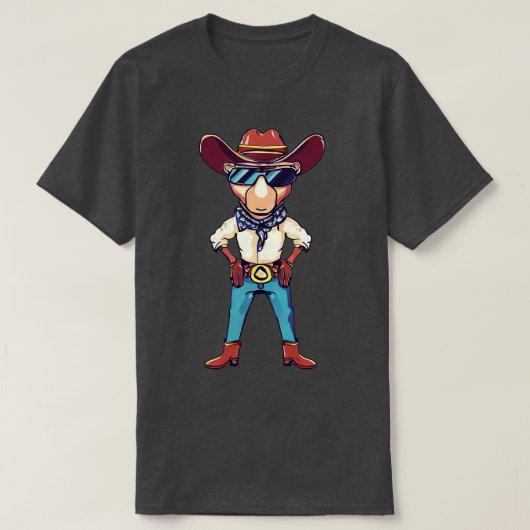 Kangoeroe Cowboy T-shirt (Design voorkant)