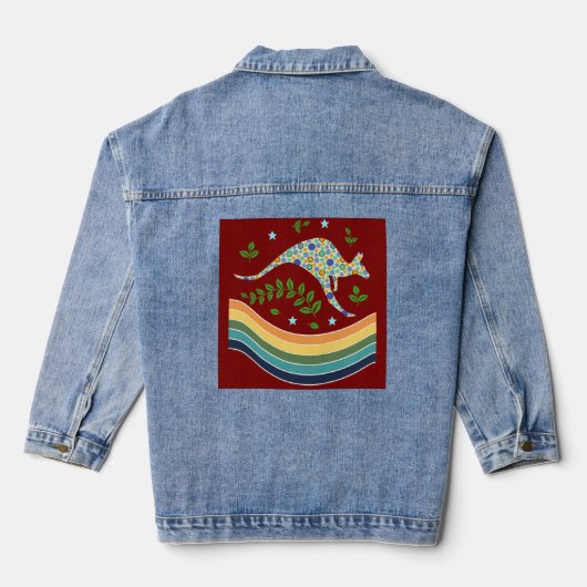 kangoeroe denim jacket (Achterkant)