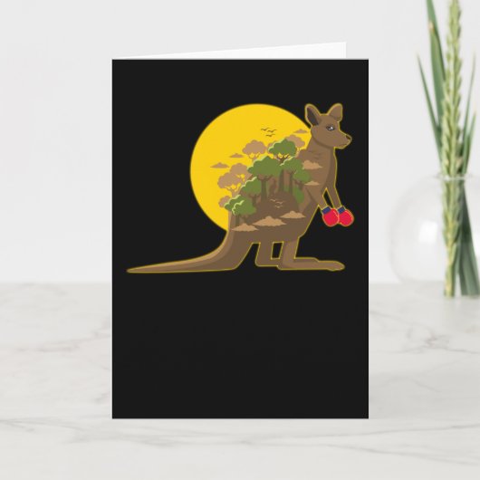 Kangoeroe Design Kangoeroes Australië Buideldier C Kaart (Voorkant)