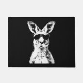 Kangoeroe draagt zonnebril Funny Animal Australia Deurmat (Voorkant)