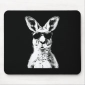 Kangoeroe draagt zonnebril Funny Animal Australia Muismat (Voorkant)