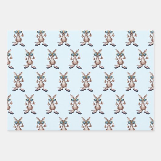 Kangoeroe en Koala Inpakpapier Vel (Voorkant 2)