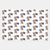Kangoeroe en Koala Inpakpapier Vel (Voorkant)